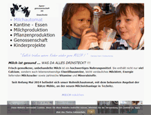 Tablet Screenshot of die-milch-tankstelle.de